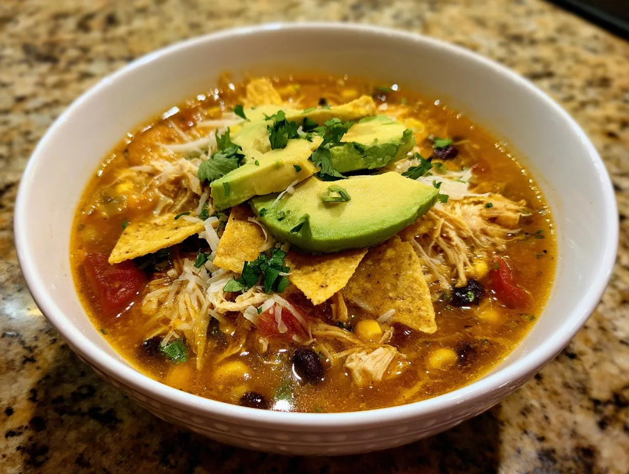 One-Hour Tortilla Soup: Build Deep Flavors with Smart Steps